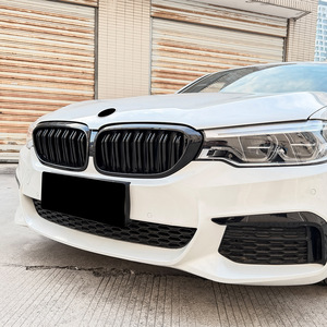 Calandre avant BMW Série 5 G30 G31 en plastique ABS noir pour mise à niveau style M5 2017-2020 - Product Image 3