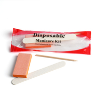 Kit de Manicura y Pedicura Profesional Desechable de Plástico de Lujo 3 en 1 al por Mayor