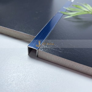 Profil de coin extérieur en acier inoxydable EX735 pour carrelage, style moderne, profil de coin en métal en forme de U - Product Image 5