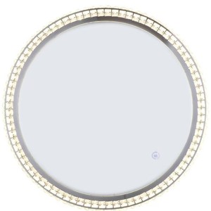 Miroir de maquillage lumineux LED <span class=keywords><strong>80CM</strong></span> avec éclairage nocturne, design moderne diamant, pour salle de bain et chambre, décoration intérieure, suspendu, dropshipping DDP - Product Image 4