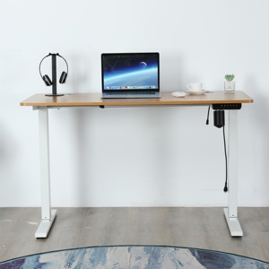 Nouvelle table de bureau électrique intelligente réglable à moteur unique avec mémoire de position pour l'étude et le travail - Product Image 1