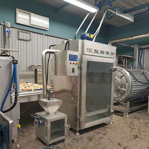 Four à fumage industriel automatique pour tofu, bœuf séché, poulet, porc/saucisses, bacon, boulettes de viande pour restaurants et fermes - Product Image 6