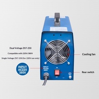 Machine à souder à l'arc électrique DC à onduleur IGBT Shunfa ZX7-250DT 220V/380V Triphasée Double Tension Qualité Industrielle et Domestique
