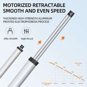 10-150mm DC 12V kleiner Linear antrieb Max Force 33Lbs Mini-Elektromotor für Schränke Fenster öffner Robitcs mit kostenloser Halterung - Product Image 6