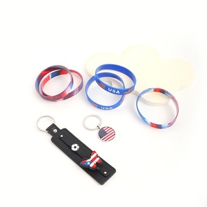2026 World Football Fan Supplies, Sports <strong>Wristbands</strong>, Mexico, Canada, United States Flags, Silicone Products - Product Image 2