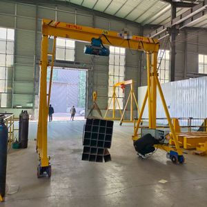 औद्योगिक आउटडोर उपयोग के लिए गियर मोटर असर इंजन 10 मीटर अवधि के साथ 6 टन गैन्ट्री क्रेन औद्योगिक आउटडोर उपयोग के लिए - Product Image 2