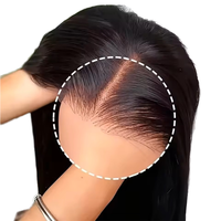 Perruque en cheveux vietnamiens bruts alignés sur les cuticules, 40 pouces de long, HD sans colle, perruques frontales en dentelle 13x4 13x6 pour femmes noires
