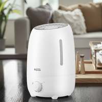 Humidificateur d'air ultrasonique portable avec diffuseur d'arôme Humidificateur de brume fraîche de bureau pour chambre à coucher pour petits espaces