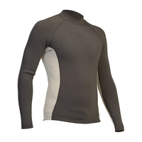 Combinaison de surf en néoprène personnalisée 1.5mm 2mm, t-shirt de bain, hauts, haut de protection en néoprène pour hommes