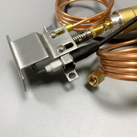 8210-2 Kit de soupape de sécurité en laiton Ensemble brûleur pilote Commande principale Foyer au propane Comprend des tubes de connexion Interrupteur d'inclinaison Allumage