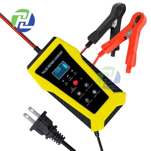 Closeout 12V 6A xe hơi và xe gắn máy pin sạc kỹ thuật số thông minh đầy đủ tự động chì axit pin sạc Anh Mỹ AU EU - Product Image 1