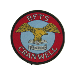 BFTS Cranwell Luxury Custom Made Flying Training School Badges Eagle Open Book Woven Fabric Safety <b>Pin</b> 3D Design Nonwoven Felt - Product Image 1