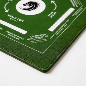Tapis de Mahjong Américain de Luxe Imperméable en Caoutchouc Naturel, 80 cm Carré, Motif Dragon Vert, Pliable, Portable, Personnalisé pour 4 Joueurs, <span class=keywords><strong>Poker</strong></span> - Product Image 3