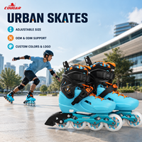 Chaussures de roller en ligne réglables OEM ODM avec logo personnalisé MZS319 pour garçons, filles, enfants, skateurs professionnels avec roulements ABEC-7
