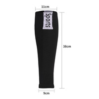 Protection de jambe de sport respirante et élastique personnalisée OEM pour la course à pied, le cyclisme, le basketball, le football, le soccer, protège-tibias