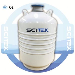 ถังบรรจุไนโตรเจนเหลวแบบแห้ง SCITEK ขนาด 1.3 ลิตร ผลิตจากสแตนเลส พร้อมฝาปิดที่สามารถล็อคได้ สำหรับการเก็บรักษาแบบแช่แข็ง - Product Image 5