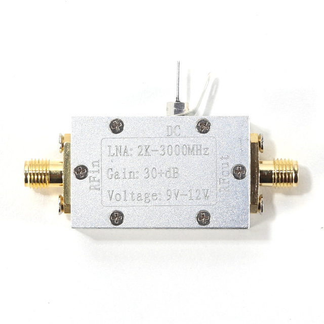 2K-3000MHz RF Broadband Amplifier Low Noise LNA Gain 32dB