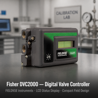 Controlador de Válvula Digital Fisher DVC2000 Directo de Fábrica, Disponible en Stock, Posicionador Neumático HART