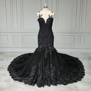Sexy Black Gown - Gorgeous Floor-Length Party Dress