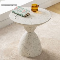 Table de café moderne légère et luxueuse en pierre blanche INS ronde en marbre Style nordique pour la salle à manger Canapé de salon Table d'appoint d'angle