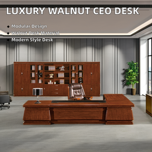 Para el hogar Venta caliente vidrio Modular Mini Pc escritorio mesa de trabajo de madera escritorio de la computadora para el hogar con cajón - Product Image 3