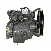 Moteur complet diesel ZEK Machinery 4HK1X 4HK1, 128,4 kW, 2000 tr/min, pour excavatrice Isuzu JCB JS220 JS220LC