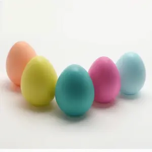 2024 vendita calda popolare tessuto di plastica uova di pasqua decorabili uova per i bambini