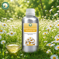 Huile Essentielle de Camomille Romaine 100% Naturelle Distillée à la Vapeur pour Diffuseur Domestique, Peaux Sensibles et Soins Aromatiques pour Bébés