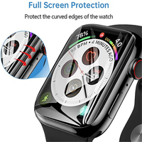 Protecteur d'écran pour Apple Watch 8 7 6 SE, Film Hydrogel pour iWatch série 45MM 41MM 44MM 40MM 42MM 38MM