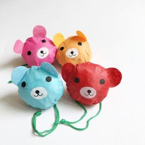 Bolsa de Compras con Estampado de Animales de Dibujos Animados, Personalizada, 190T 210D, Plegable, de Poliéster, Bolsas de Supermercado Plegables - Product Image 3