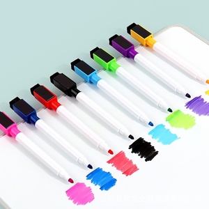 Pennarello <span class=keywords><strong>per</strong></span> <span class=keywords><strong>Lavagna</strong></span> con Attacco Magnetico, Flusso Uniforme dell'Inchiostro, Adsorbimento Magnetico, Cancellabile, Colorato, <span class=keywords><strong>per</strong></span> Pittura dei Bambini, a Base d'Acqua - Product Image 2