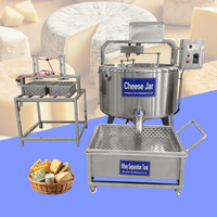 Équipement de Laiterie Industrielle 50L 200L 500L Cuve à Fromage Machine à Fabriquer le Fromage Cheddar pour Mozzarella, Cheddar, Lait, Tofu