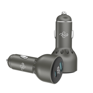 Siêu Nhanh Sạc 120W <span class=keywords><strong>LCD</strong></span> Kim Loại DC USB C Pd100W Sạc Xe Hơi Cho Xiaomi Sạc Điện Thoại Di Động Máy Tính Xách Tay Loại C Sạc Cho Xe Ô Tô - Product Image 1