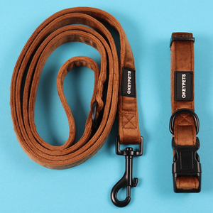 <span class=keywords><strong>Collar</strong></span> de perro de diseñador de alta calidad, hebilla de Metal, liberación rápida, seguridad para caminar al aire libre, <span class=keywords><strong>Collar</strong></span> de perro de terciopelo de malla suave - Product Image 4