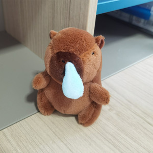 Trong Kho bán buôn mềm dễ thương Kawaii plushies peluches động vật <span class=keywords><strong>hamster</strong></span> capybara Móc Chìa Khóa capibara nhồi capybara sang trọng Keychain - Product Image 5
