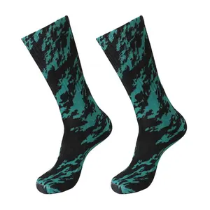 GANGWEI Neue Produkte China Low Moq Nahtlose Coolmax Sox Custom Sublimation Bedruckte Sports ocken