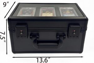 Estuche de Almacenamiento para Tarjetas Coleccionables Resistente con Ventana de Visualización y Cierre TSA, Maletín de Aluminio para Tarjetas Coleccionables (OEM/ODM Disponible) - Product Image 2