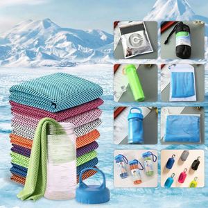 Serviette de sport rafraîchissante instantanée en microfibre douce et respirante avec logo personnalisé pour le yoga, la course, l'entraînement et le golf - Product Image 1