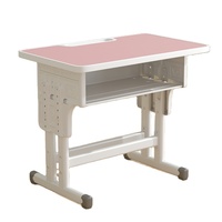 Bureau d'écriture pour enfants très vendu, 70x50cm, rose et bleu, coins arrondis, structure métallique, mobilier scolaire primaire pour la maison et l'école, certifié CE