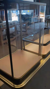 คุณภาพสูงในสต็อกโลโก้ที่กําหนดเองตู้แสดงเครื่องประดับหรูหราตู้โชว์ไฟ LED โคมไ<span class=keywords><strong>ฟ</strong></span>แสดงเครื่องประดับ - Product Image 6