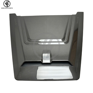 Cubierta de Ventilación para Capó Delantero de Fibra de Carbono Estilo B de Alta Calidad, Color Negro, para Benz W465 G63 G500 G580 2025 - Product Image 1