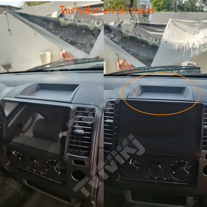 Caja de Almacenamiento para el Panel Superior del Tablero, Compatible con Nissan Navara, Caja de Almacenamiento para el Panel de Control <span class=keywords><strong>Central</strong></span> Interior, Textura Negra - Product Image 6