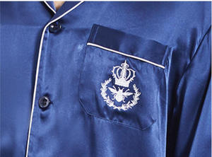 <span class=keywords><strong>Pigiama</strong></span> da <span class=keywords><strong>uomo</strong></span> in seta pesante da 19mm 100% alla moda con maniche lunghe in seta di gelso due pezzi <span class=keywords><strong>taglie</strong></span> <span class=keywords><strong>forti</strong></span> casa usa <span class=keywords><strong>pigiama</strong></span> rosso - Product Image 4