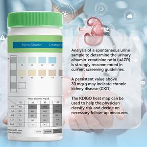 <span class=keywords><strong>Tiras</strong></span> <span class=keywords><strong>Reactivas</strong></span> de <span class=keywords><strong>Orina</strong></span> ACR, Precisión del 99.8%, Resultado en 30s, Paquete de 100 URS-2MAC - Product Image 4