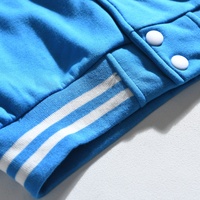 Veste de baseball en polaire et en peluche personnalisée avec logo OEM, 600 g, pour l'automne et l'hiver, veste tendance