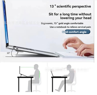 Support d'ordinateur portable pliable et réglable, personnalisable avec logo OEM, pour bureau