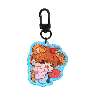 Shape Your Own Keychain Custom Colored Acrylic Keychain Charm For Backpack With Epoxy Plastic Key Chains
