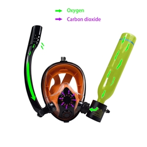 Bình dưỡng khí lặn mini 0.5L, bình dưỡng khí nhỏ với mặt nạ lặn toàn mặt - Product Image 6