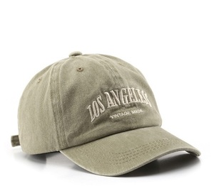 Casquette de baseball brodée en coton lavé pour hommes et femmes chapeau vintage en denim américain d'extérieur Casquette de baseball - Product Image 6