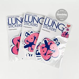 Stiker Die Cut iklan vinil tahan air cetak kartu Header Logo kustom untuk promosi bisnis paket stiker kustom - Product Image 5